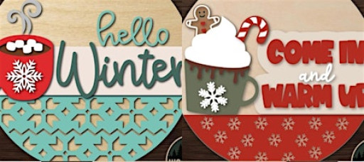 Winter Door Hanger