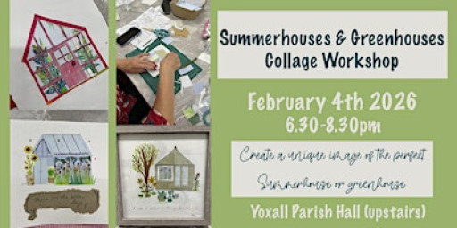Summerhouses collage workshop