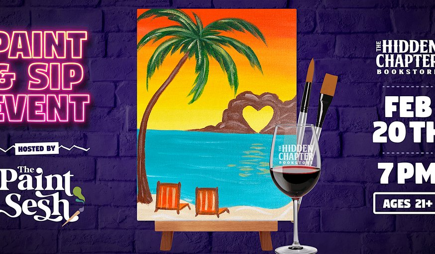 Paint & Sip Painting Event in Fort Thomas, KY – “Lovers Paradise” at THC