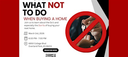 What Not to do When Buying a Home