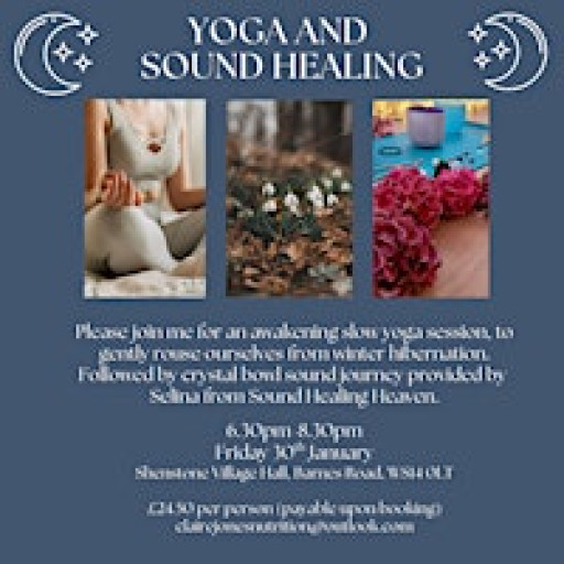 Spring awakening yoga and sound healing