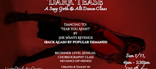 Dark Tease: A Sexy Goth & Alt Dance Class