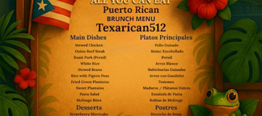 Puerto Rican Feast: All-You-Can-Eat Fiesta in Austin
