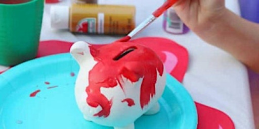 Children's pottery painting with lunch included