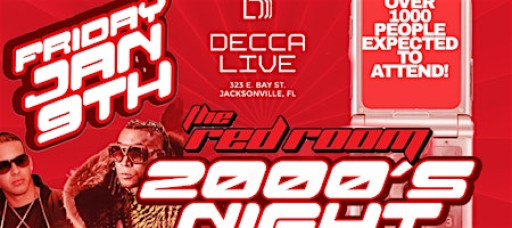 THE RED ROOM: 2000s Night!