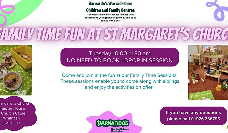Family Time - Whitnash - St Margaret's Church - NO NEED TO BOOK