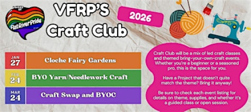 February Craft Club - BYO Yarn/Needlework Craft