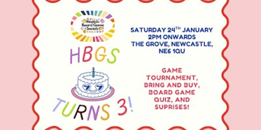 Heaton Board Games 3rd Birthday Event