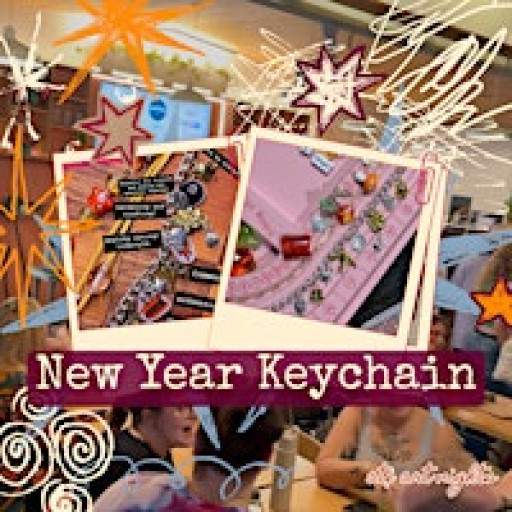 New Year Keychains (Charm Vision Board)