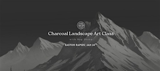 Charcoal Landscape Art Class