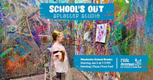 School's Out Splatter Studio: Kids Painting & Pizza