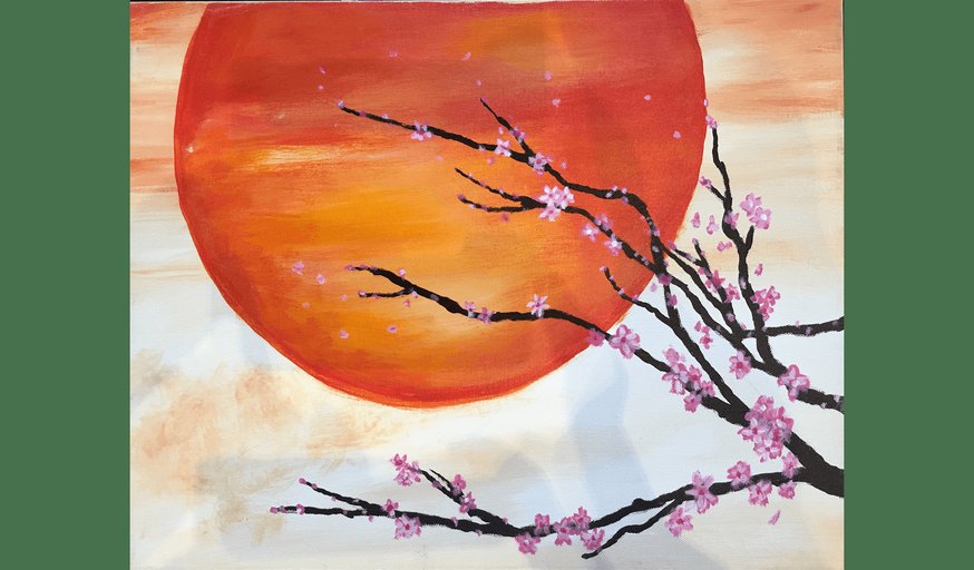 Mandarin Sunset - Paint and Sip in Cincinnati | Classpop!™