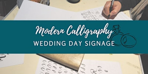 Calligraphy Wedding Day Signage