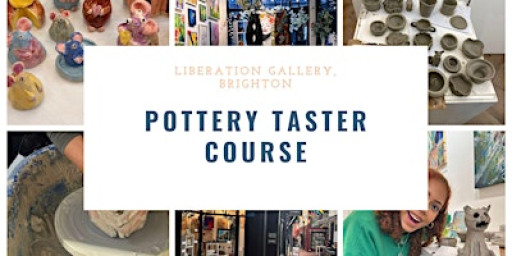 Pottery 3-week taster Course - Hand Building, Wheel Throwing, Paint & Glaze
