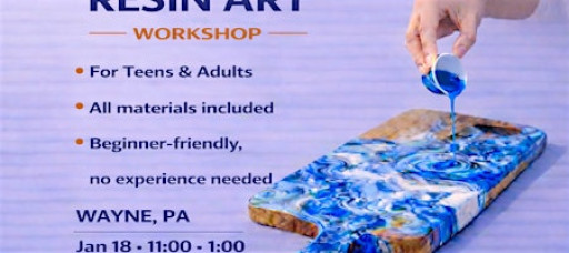 Resin Art Workshop - Wayne, PA (Near Philadelphia)