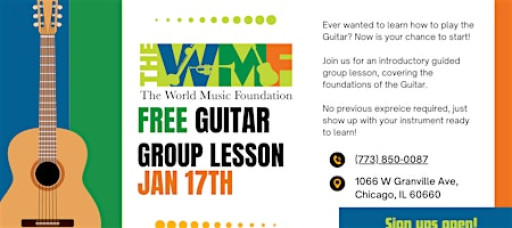 The World Music Foundation Group Introductory Guitar Lesson