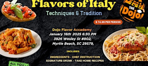 Flavors of Italy cooking class