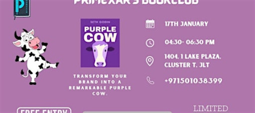 Primexar Book Club - Purple Cow
