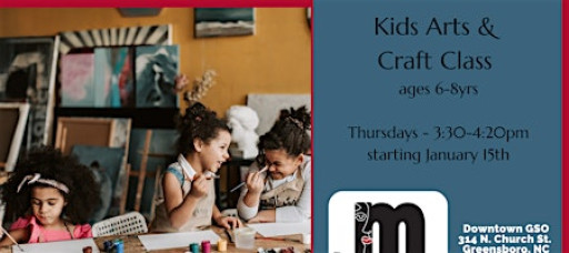 Kids Arts & Craft Class - Ages 6-8