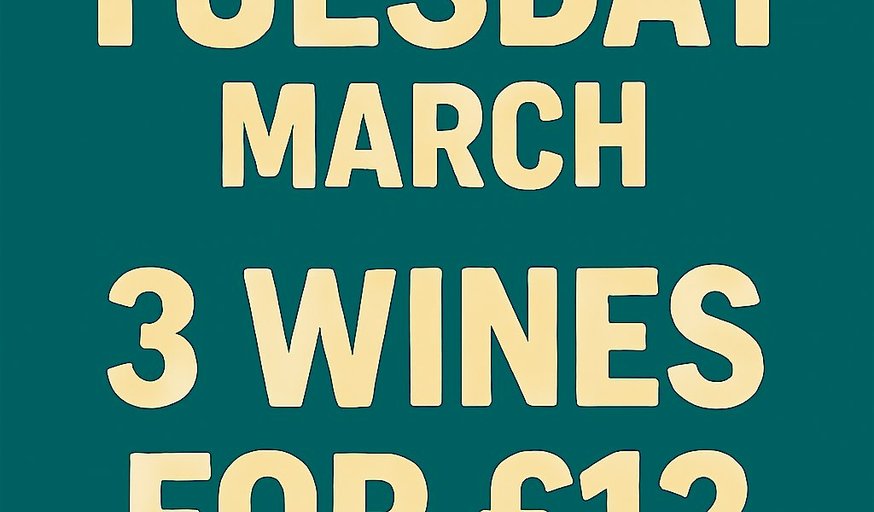 Tasty Tuesdays Wine Tasting (3 Wines for £12) Italian Spring Wines
