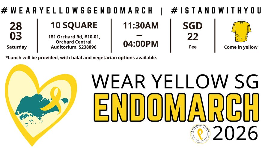 Wear Yellow SG EndoMarch 2026