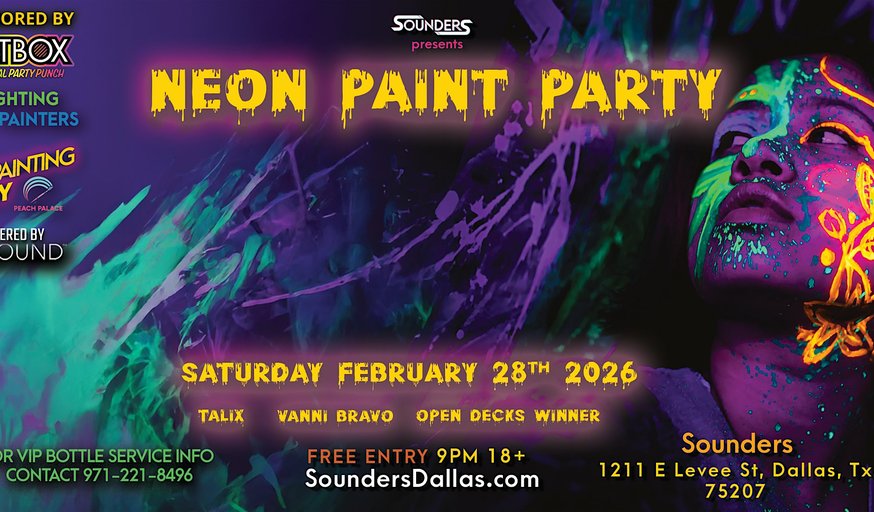 Neon Paint Party - 2/28 Dallas, TX