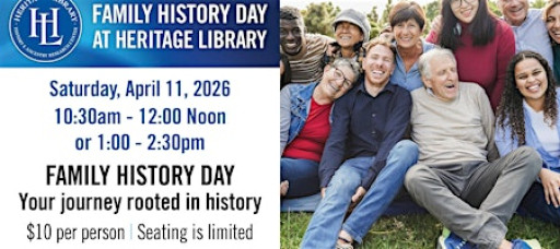 Family History Day - Your journey rooted in history