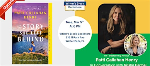 Patti Callahan Henry in Conversation with Kristin Harmel