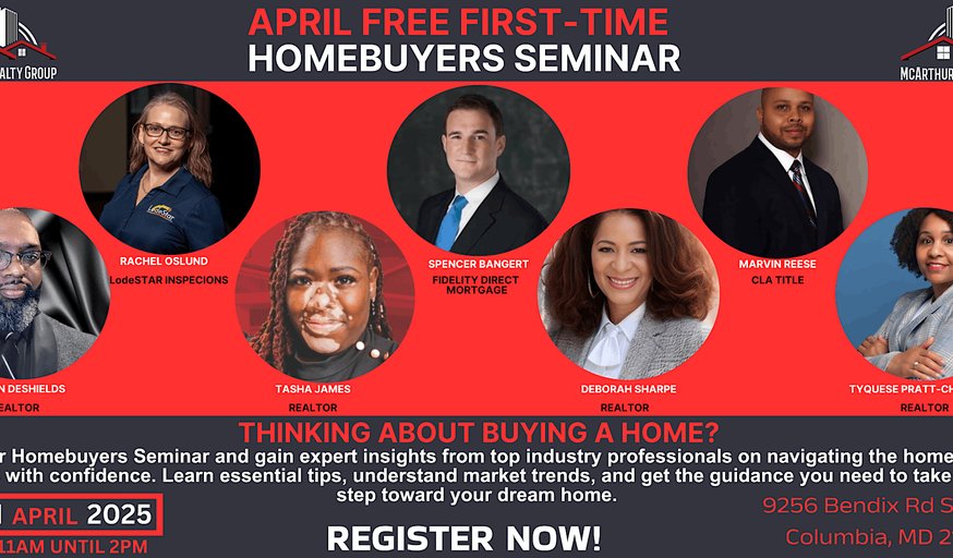 First Time Home Buying Seminar