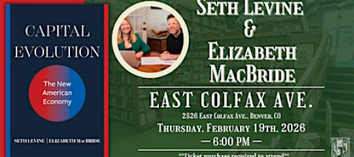 Seth Levine & Elizabeth MacBride Live at Tattered Cover Colfax