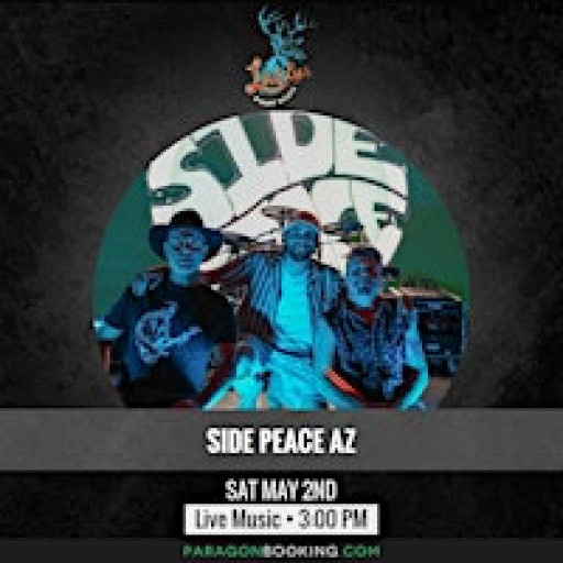 2nd Street Patio Party : Live Music in Roosevelt Row Phoenix Arizona featuring SIDE PEACE AZ at Luckys Indoor Outdoor