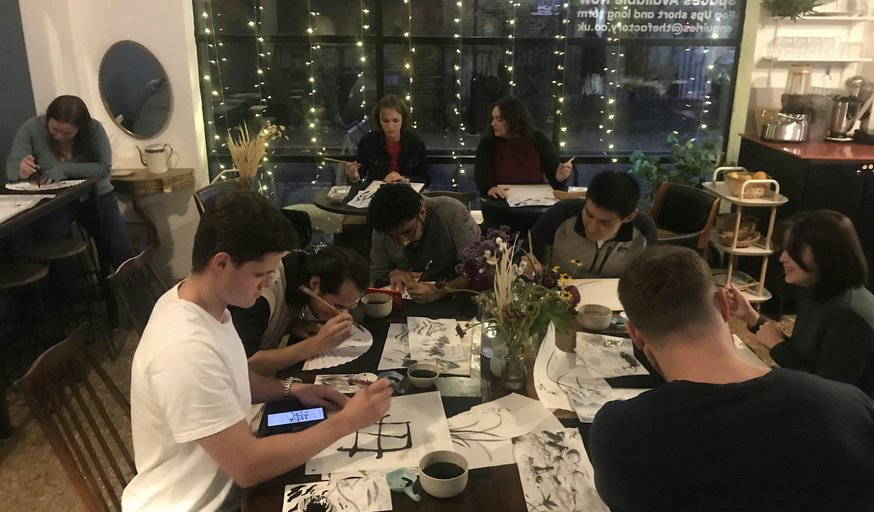 Ink Painting Workshop in Hackney