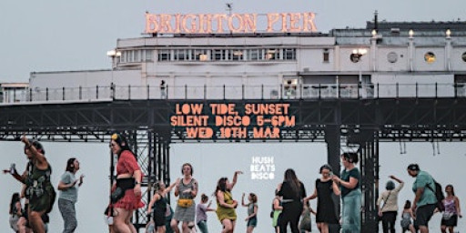 Daylight Disco Club- Low tide silent disco, shoreline east side Palace pier