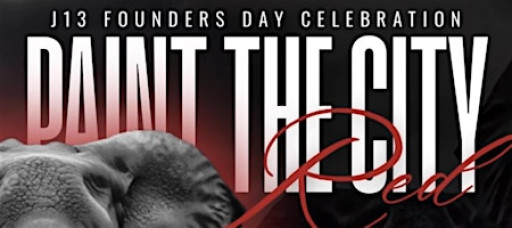 Paint the City RED: A J13 Founders Day Celebration