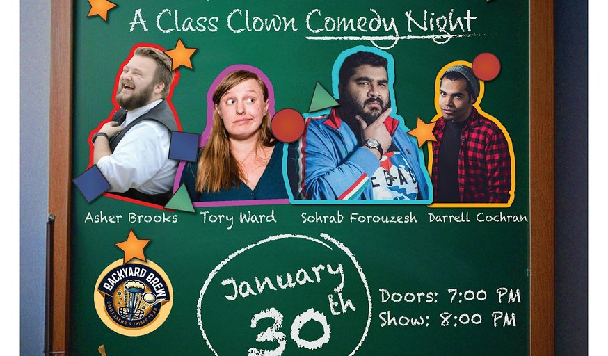 Too Cool For School: A Class Clown Comedy Night at Backyard Brew!