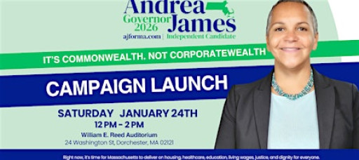 Andrea James for Governor Campaign Launch
