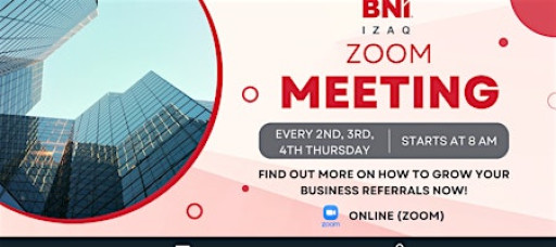 BNI IZAQ Presents: EXCLUSIVE Business Networking Event