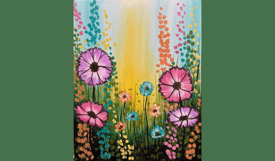 Whimsical Wildflowers - Paint and Sip in Tyler | Classpop!™