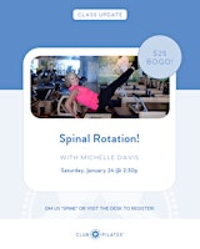 Reformer Pilates Rotation for Sports: Move the Spine!