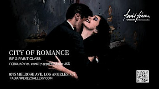 City of Romance Sip and Paint Class