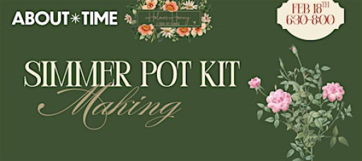 Whimsical DIY Simmer Pot Kit Bar at About Time Bookstore