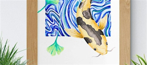 Create Feng Shui Koi Fish Art at Watercolor Painting Workshop
