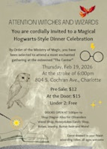 Harry Potter, Hogwarts-Style Dinner Celebration