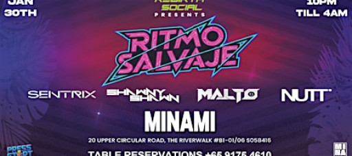 RITMO SALVAJE @ MINAMI