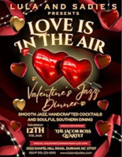 Valentine’s jazz dinner