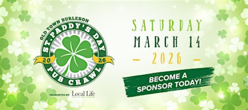 Old Town Burleson St Paddy Taproom Crawl Featuring Costume Contest