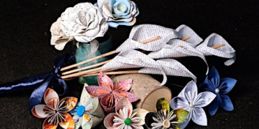 Book paper flower workshop (ATOCY, morning)