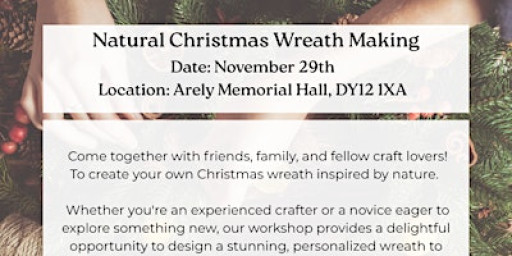 Natural Christmas Wreath Making