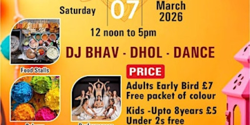 Holi Festival of Colours 2026