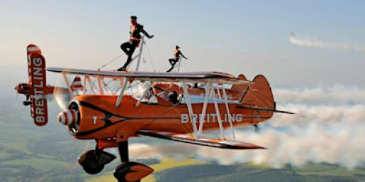 LFC Social with the world's only professional formation Wingwalking team